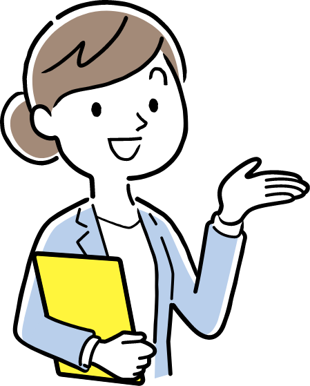 女性営業イメージイラスト