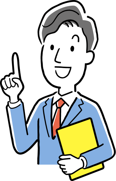 男性営業イメージイラスト