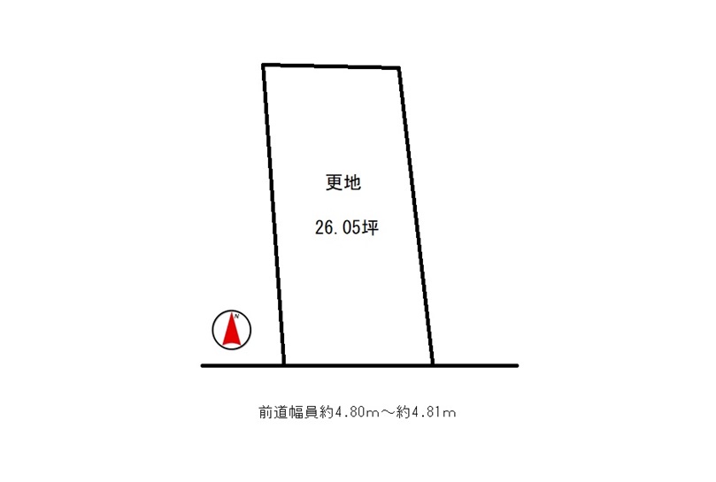 宇治市五ケ庄福角　≪売土地≫【6042101】