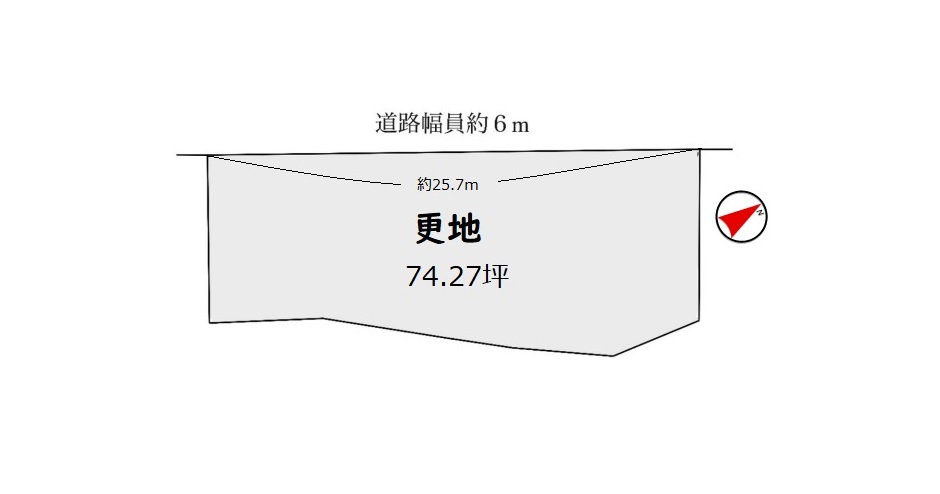 宇治市五ケ庄一番割　≪売土地≫【6060201】