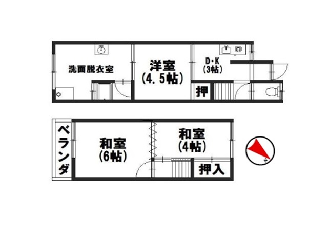 宇治市伊勢田町井尻　≪中古テラスハウス≫【5111102】