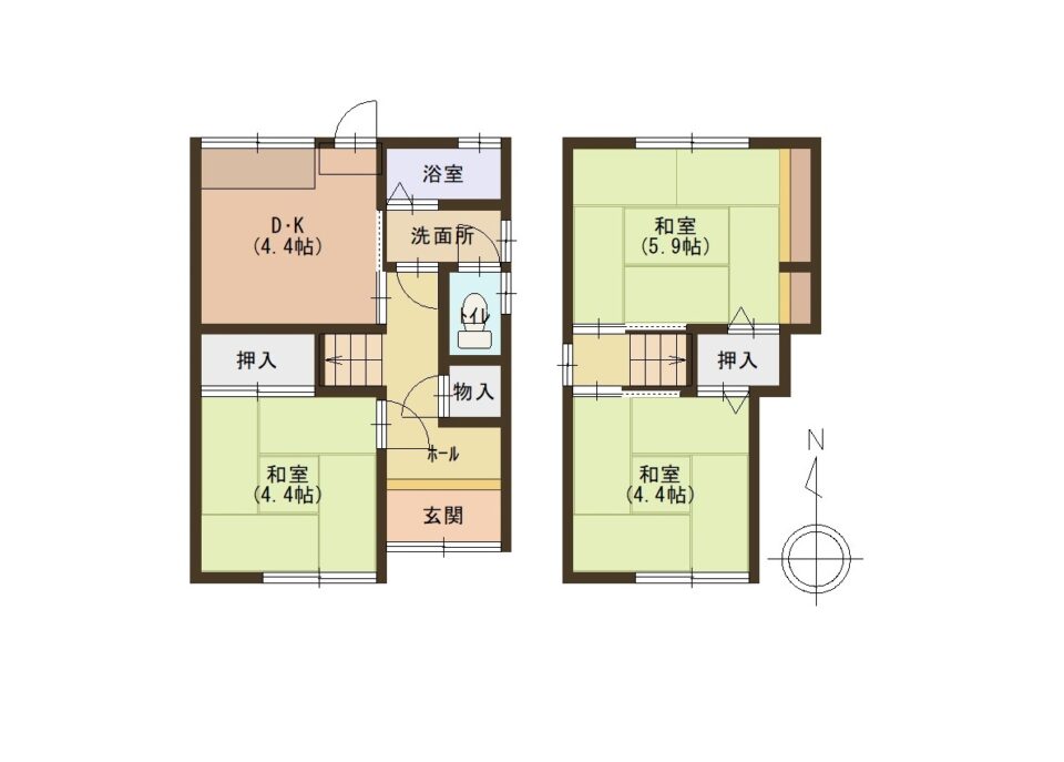 宇治市小倉町南浦≪中古テラスハウス≫【7021402】