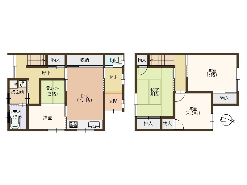 城陽市枇杷庄島ノ宮　≪中古一戸建≫【7041204】