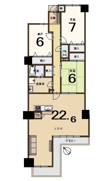 グローバル宇治木幡　≪中古マンション≫【7099110】
