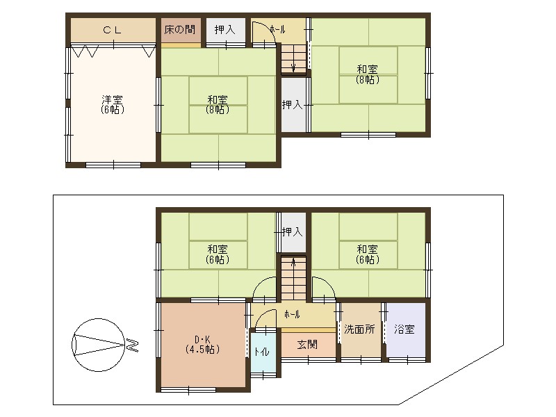 城陽市平川長筬≪中古一戸建≫【7053005】