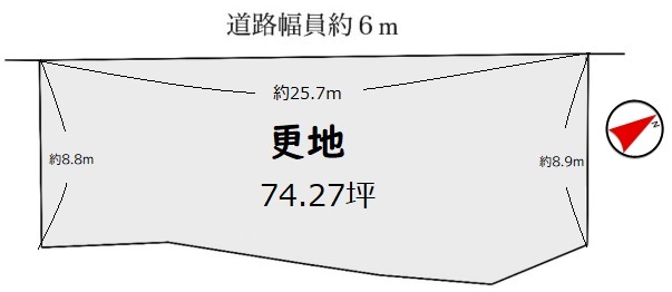 宇治市五ヶ庄一番割　≪売土地≫【6060201】