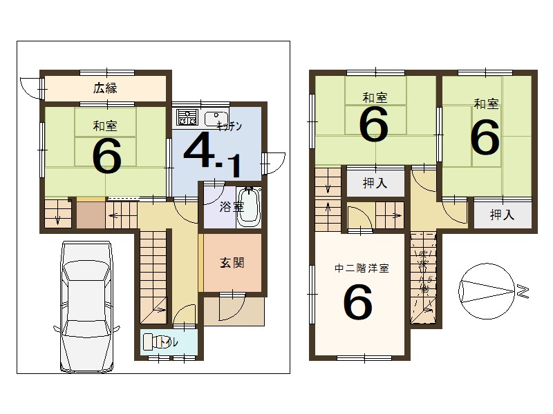 城陽市寺田正道　≪中古戸建≫【7080106】