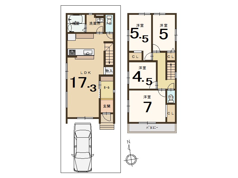 宇治市開町　≪新築一戸建≫【7083005】3998