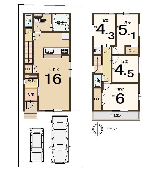 城陽市寺田宮ノ谷2号地　≪新築一戸建≫【7092702】3498