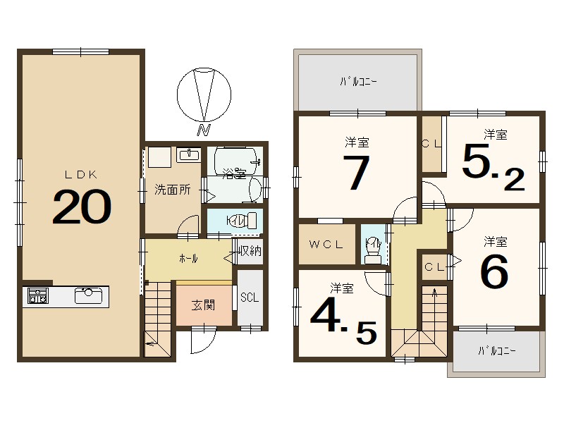 久御山町市田珠城2号棟　≪新築一戸建≫【7080901】3898