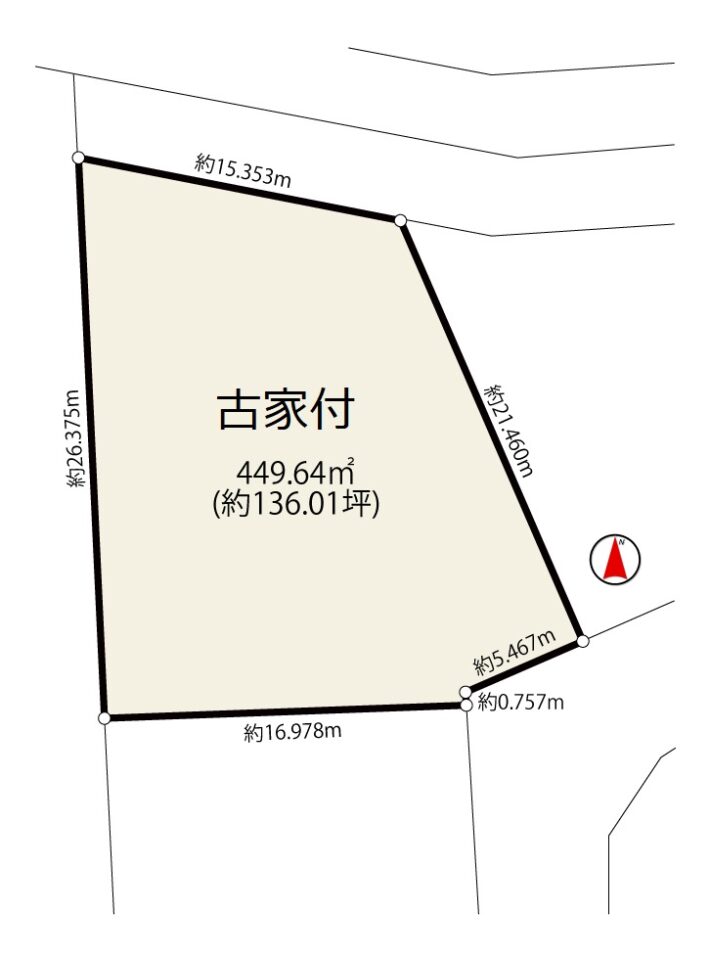 城陽市寺田大谷　≪売土地≫【7100302】3480