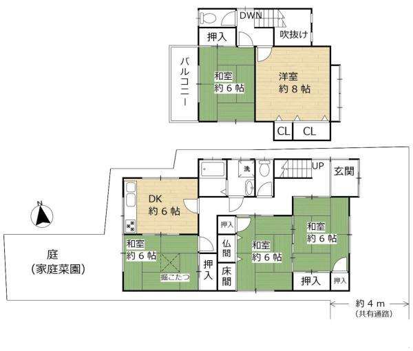 城陽市平川古宮 ≪中古一戸建≫【7100505】1800