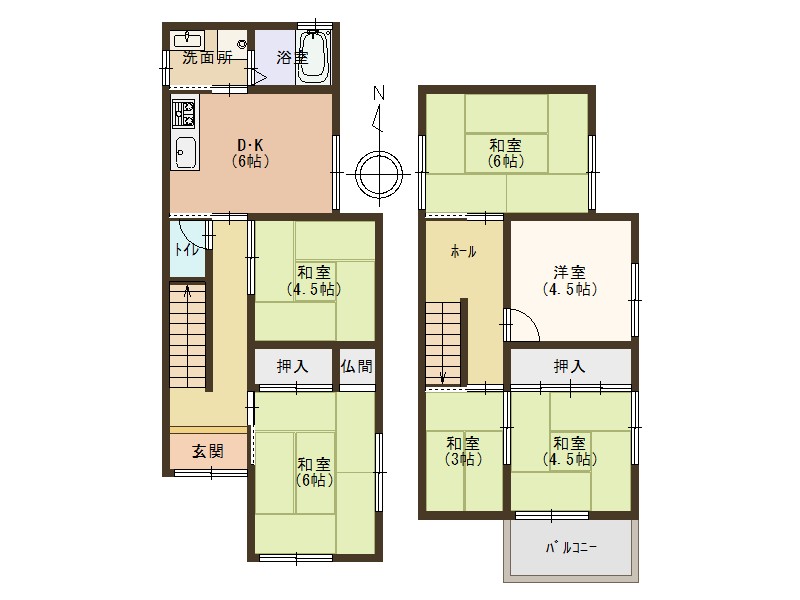 城陽市寺田垣内後 ≪中古一戸建≫【7102611】1980