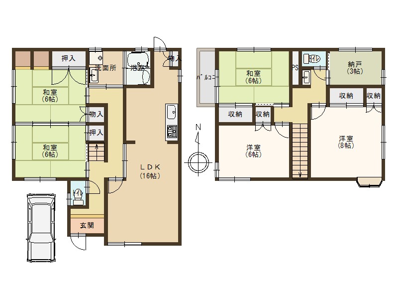 城陽市寺田水度坂 ≪中古一戸建≫【7102701】2880