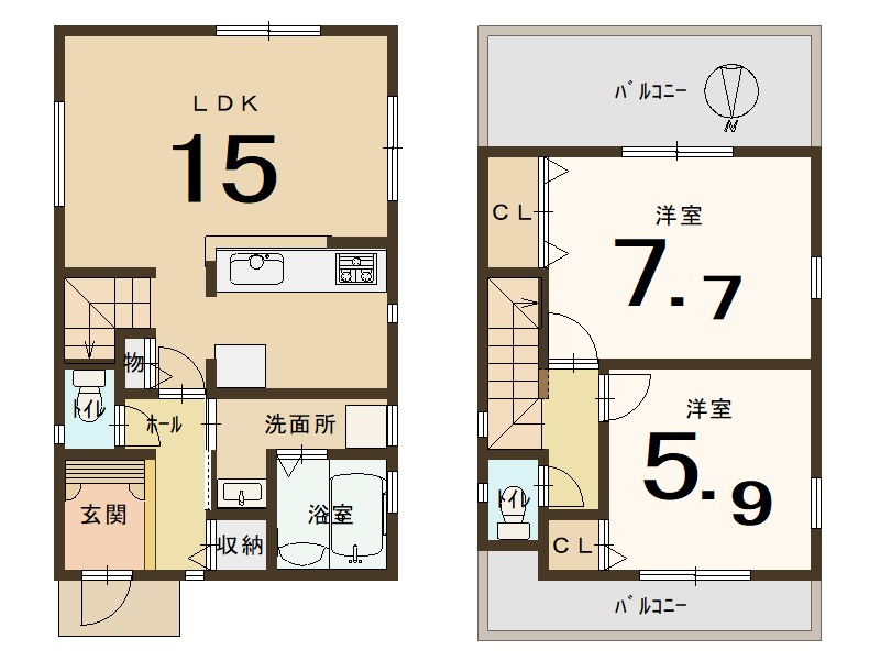 城陽市寺田水度坂 ≪新築一戸建≫【7102702】3180