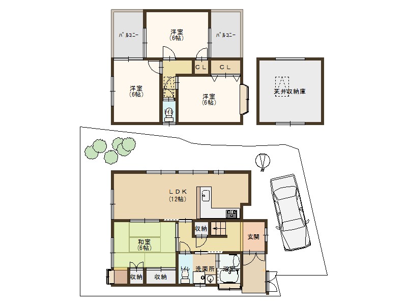 城陽市長池北裏　≪中古一戸建≫【7110804】1480
