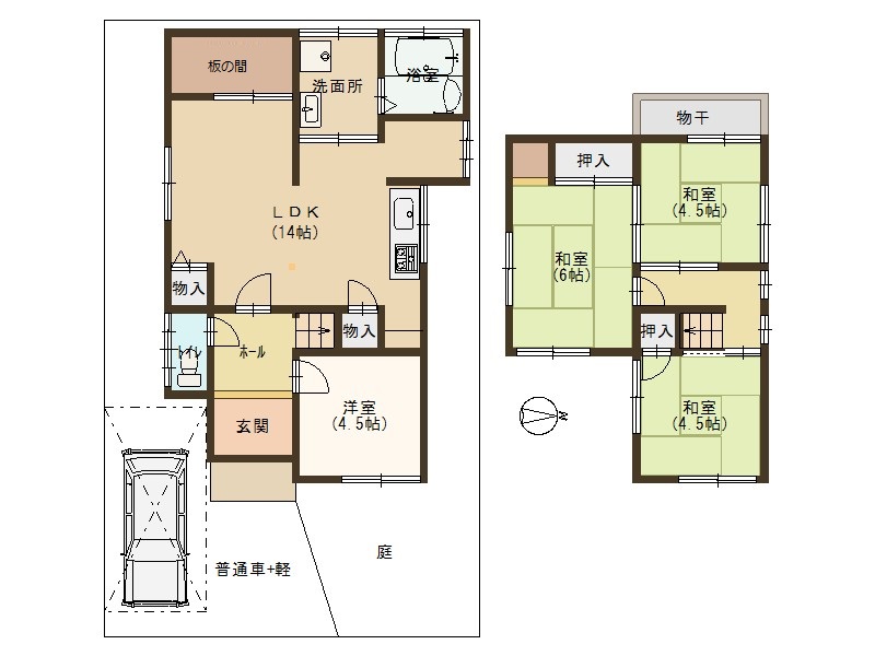 城陽市寺田北山田　≪中古戸建≫【7111104】1580