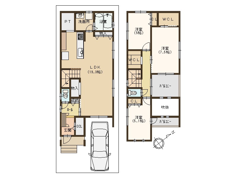 宇治市伊勢田町北山Ｂ号地　≪新築一戸建≫【7120107】3880