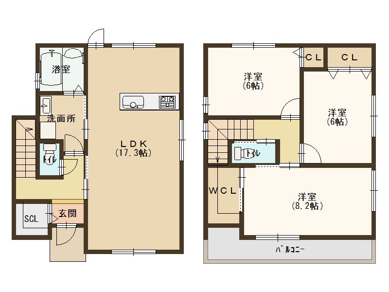 城陽市寺田西ノ口　≪新築一戸建≫【8011204】3980