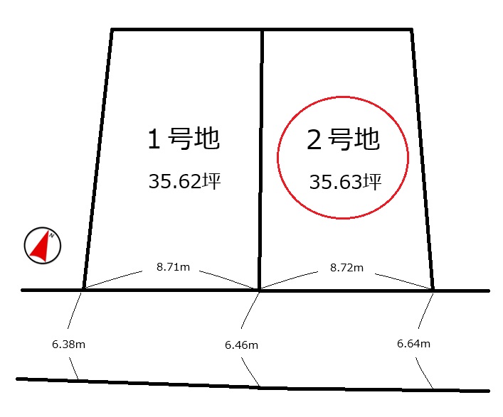 城陽市久世下大谷2号地　≪売土地≫【7011704-1】2500
