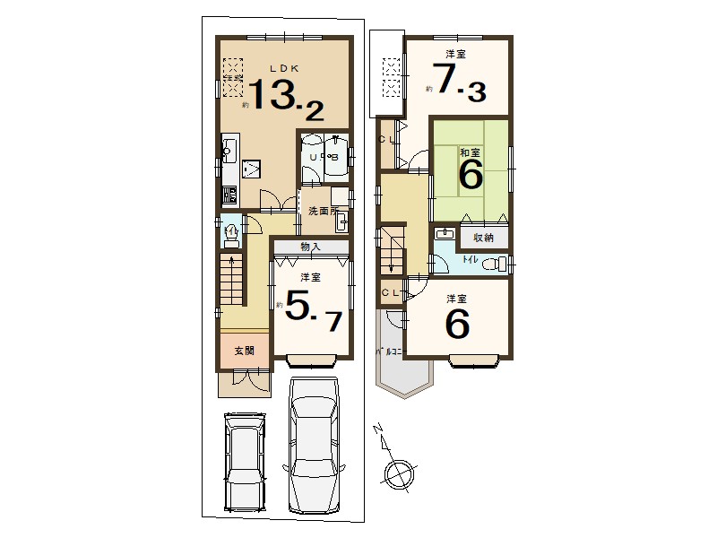 宇治市伊勢田町若林　≪中古一戸建≫【7071809】2380