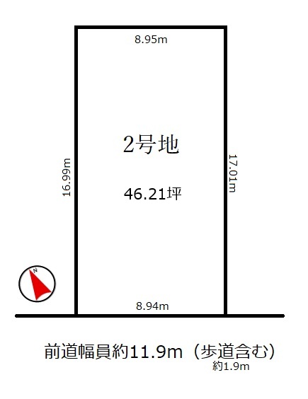 宇治市明星町3丁目2号地　≪売土地≫【7112308】2250