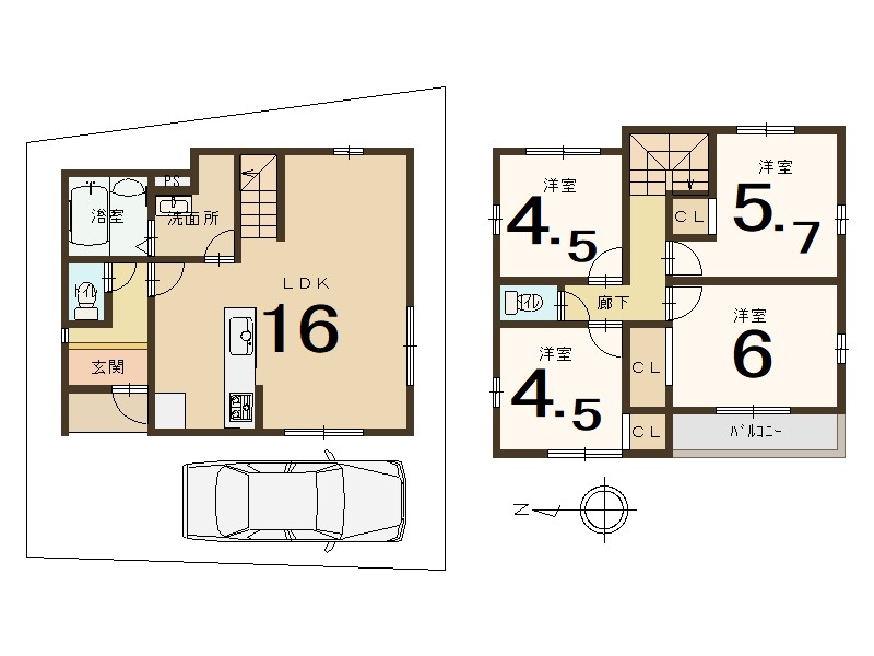 城陽市久世北垣内　≪新築一戸建≫【8020615】3398