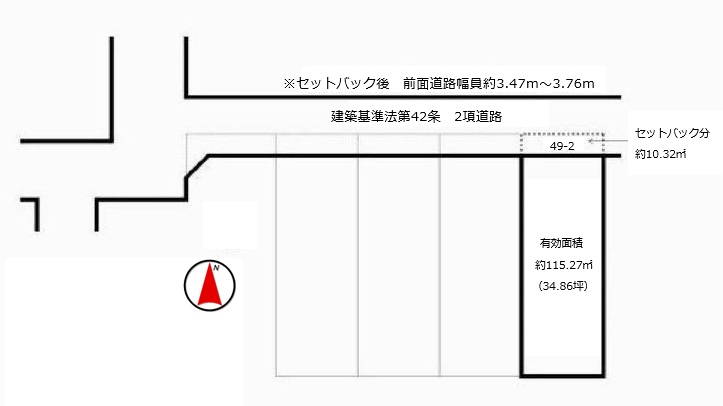城陽市富野西垣内　≪売土地≫【8020903】1740