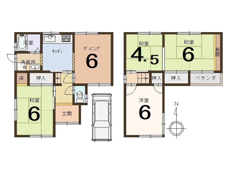 城陽市久世北垣内　≪中古一戸建≫【8022103】1000