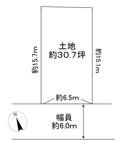 城陽市寺田深谷　≪売土地≫【5091201】1580