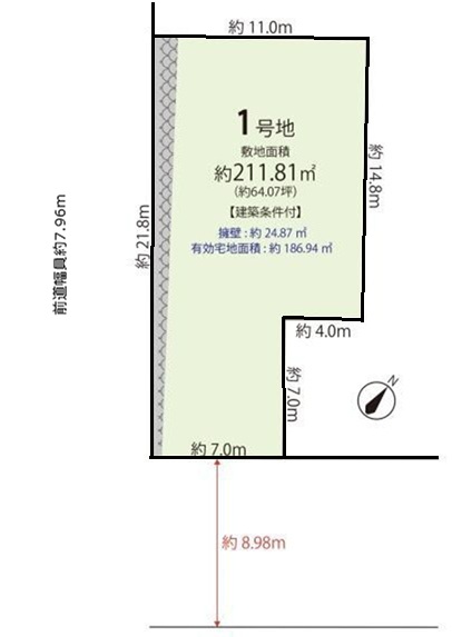 宇治市寺山台2丁目1号地　≪売土地≫【7120613】3480