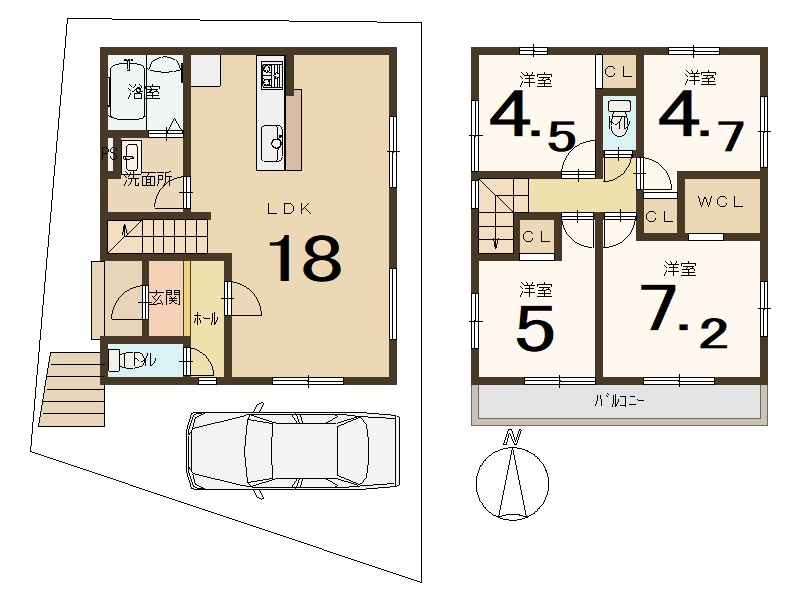 宇治市大久保町上ノ山１号地　≪新築一戸建≫【8030309】3898