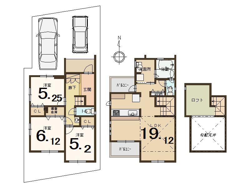 城陽市寺田市ノ久保2号棟　≪新築一戸建≫【7030806】3498