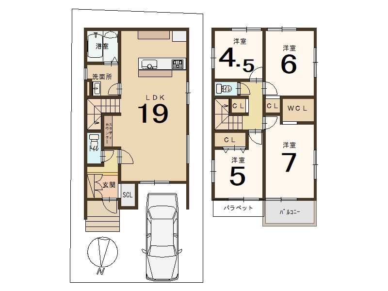 城陽市久世里ノ西　≪新築一戸建≫【8032706】3598