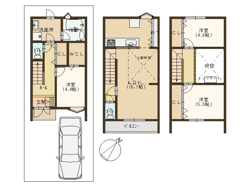 城陽市富野鷺坂山　≪新築一戸建≫【8033104】3480