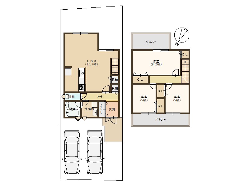 城陽市市辺南垣内　≪新築一戸建≫【8033105】3480