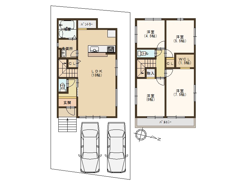 宇治市広野町寺山1号地　≪新築一戸建≫【8040411】4398
