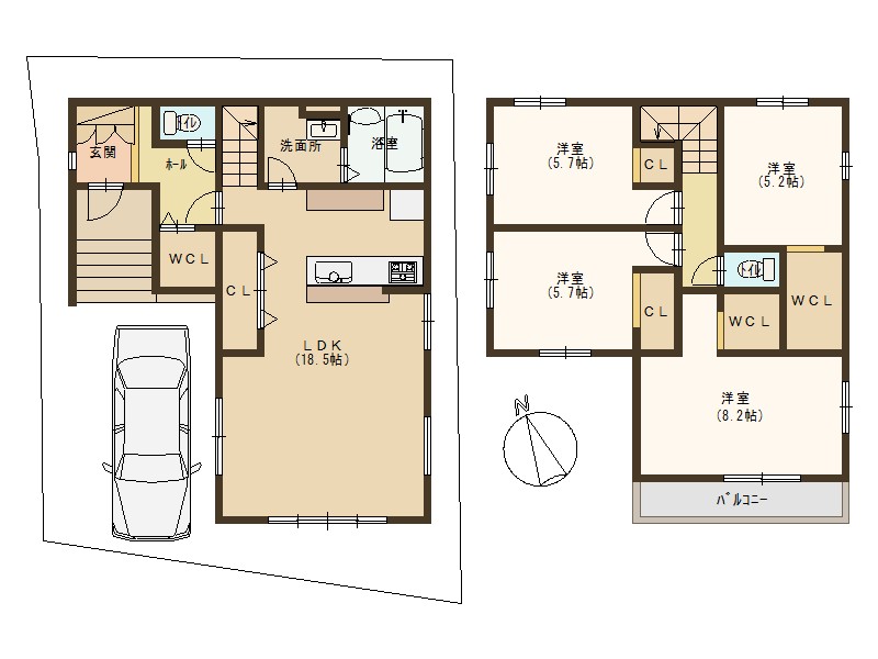 宇治市羽拍子町1号地　≪新築一戸建≫【8040709】4498