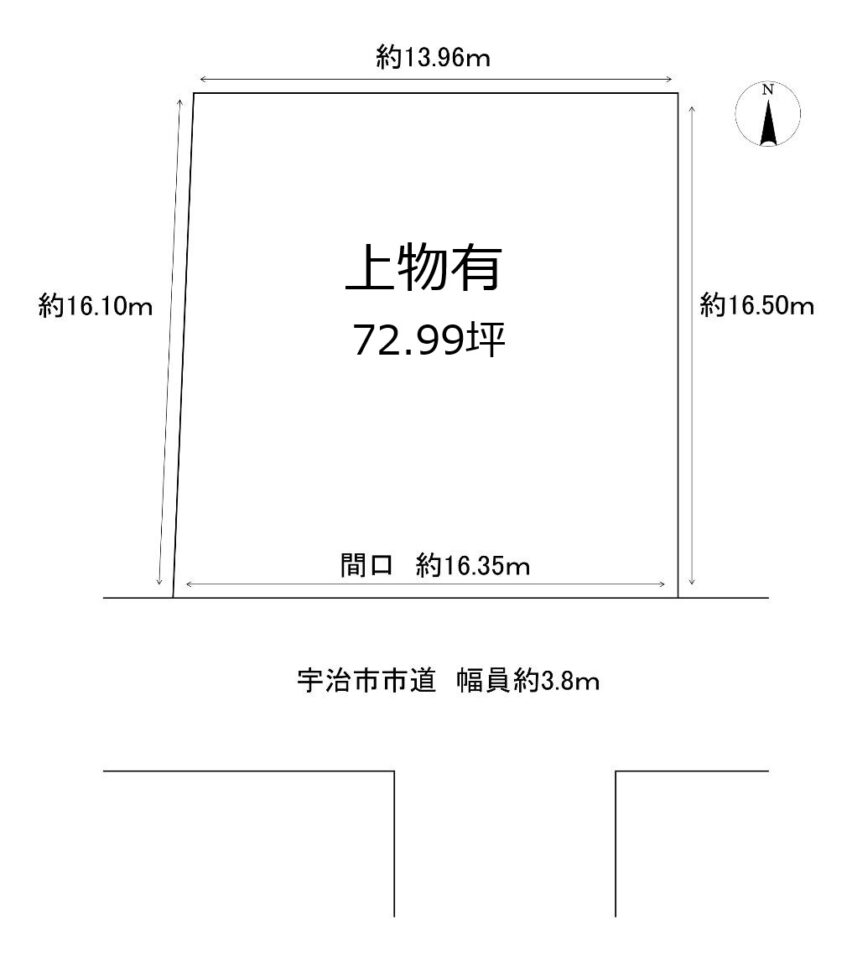 宇治市木幡中村　≪売土地≫【8051710】3480