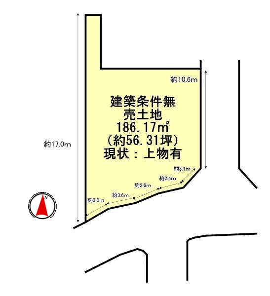 城陽市久世里ノ西　≪売土地≫【8063001】2500