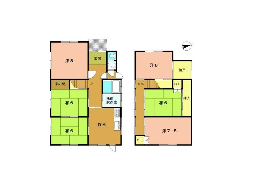 城陽市寺田北山田　≪中古一戸建≫【5050905-1】1780